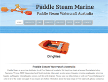 Tablet Screenshot of paddlesteam.com.au
